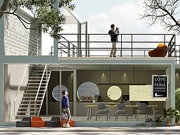 建邺区银杏里街区集装箱装置