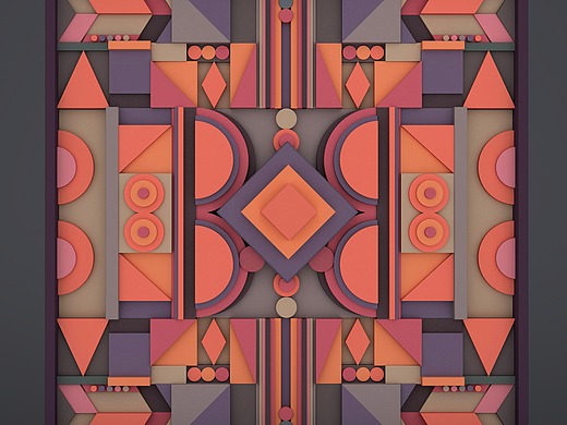 c4d解构主义练习