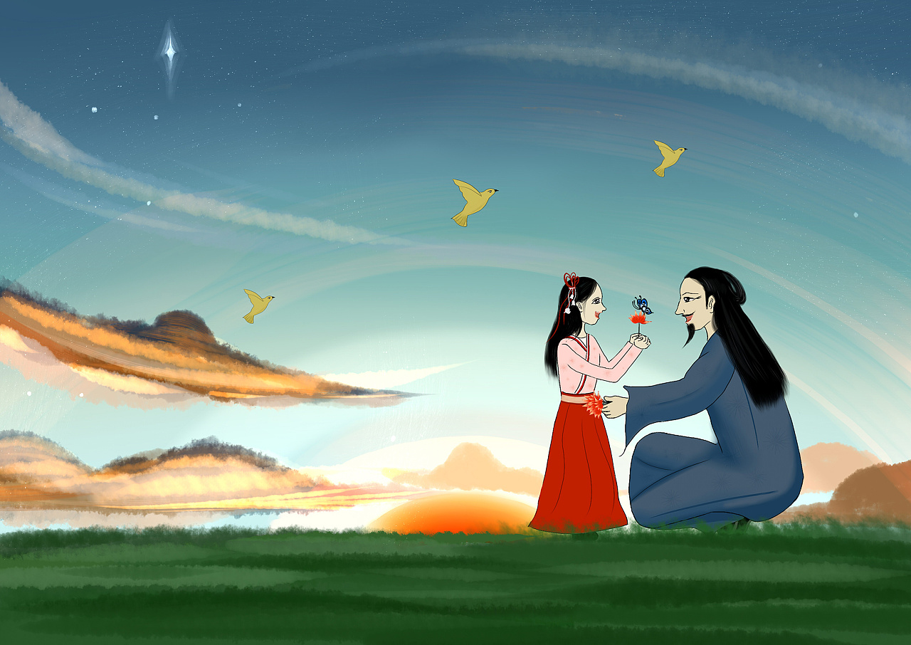 精卫|插画|绘本|咆哮羊 - 原创作品 - 站酷 (zcool)