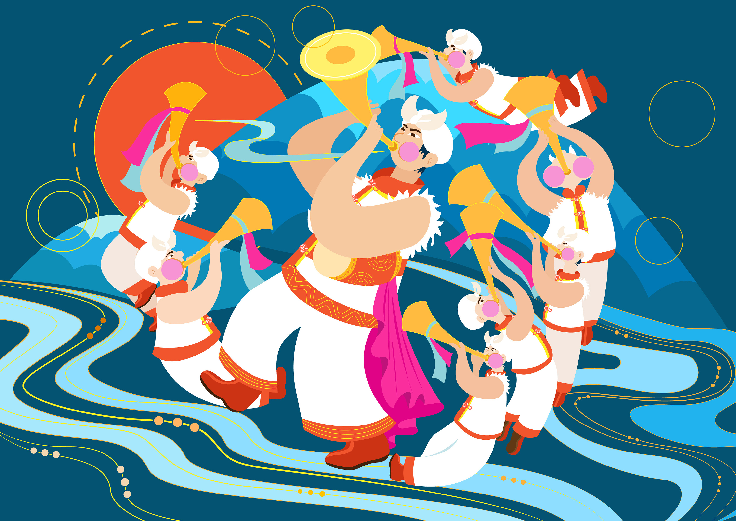 文创设计《忆梦陕北》 (毕设作品)|插画|其他插画|曲奇祺 - 原创作品