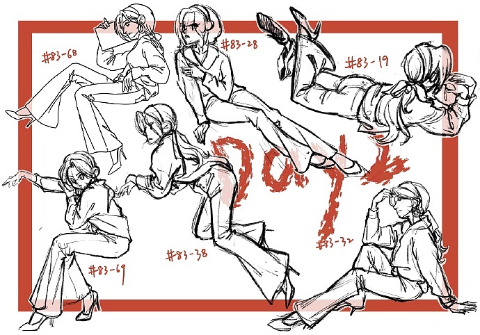 速写60天挑战赛（图ZMjkwODE1MTQ4） - 创作习作 - 站酷设计师你好我是大头原创素材 - 站酷ZCOOL