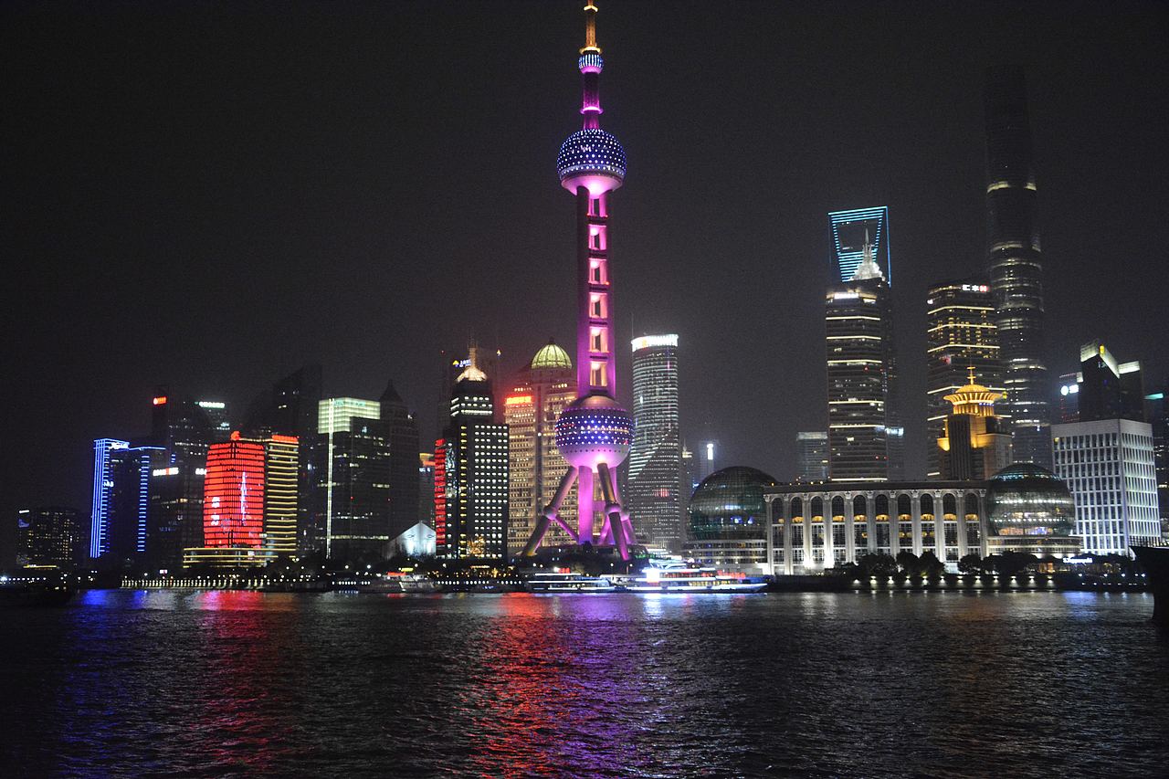 东方明珠夜景