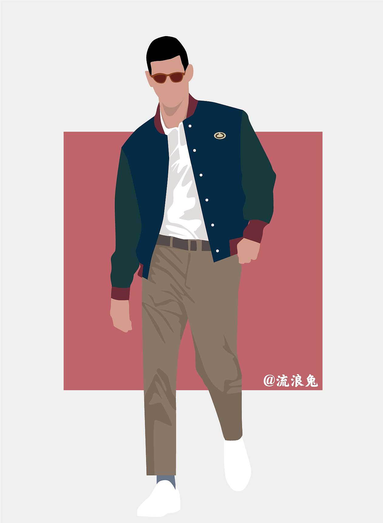 【插画】都灵年终总决赛开战前德约科维奇（图ZMzIyOTEyODc2） - 商业插画 - 站酷设计师流浪兔Alan原创素材 - 站酷ZCOOL