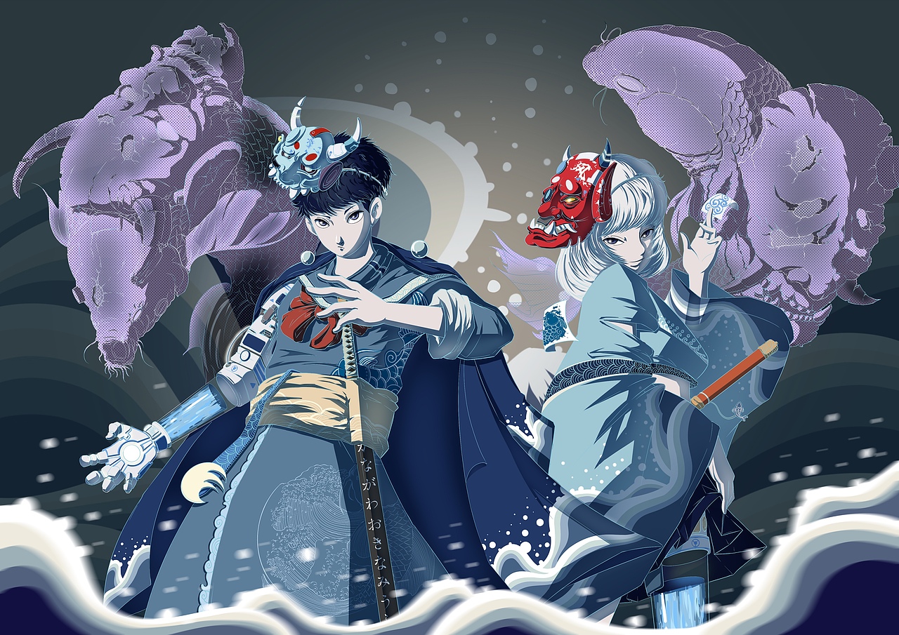 还没取（图ZMzIzMDYxNjMy） - 商业插画 - 站酷设计师别骂虎子啦原创素材 - 站酷ZCOOL