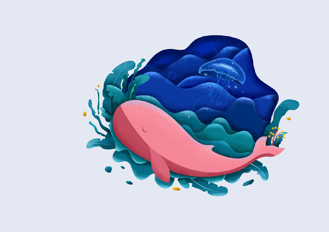 ps 板绘 肌理插画练习