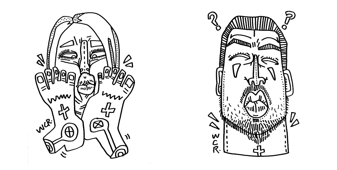 FaceDoodle│怪相涂鸦（图ZNjQ1ODE1NTI=） - 艺术插画 - 站酷设计师王晨睿原创素材 - 站酷ZCOOL