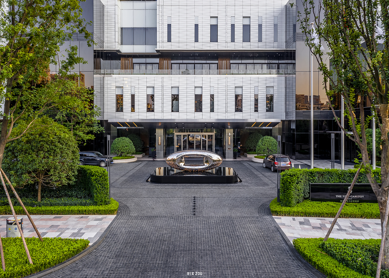 西安里兹卡尔顿酒店 - 入口主雕塑