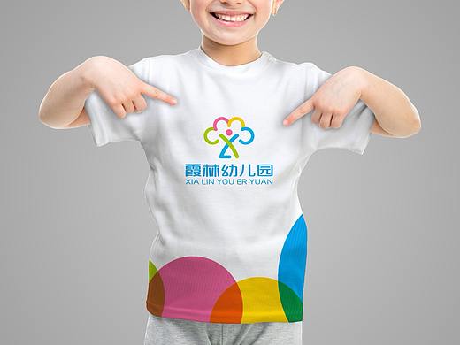 霞林幼儿园LOGO设计