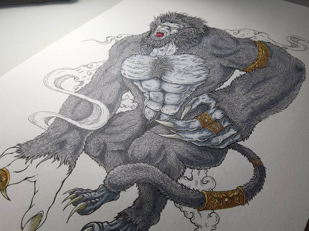 2021.01.03毣柞山海之发爽山白猿