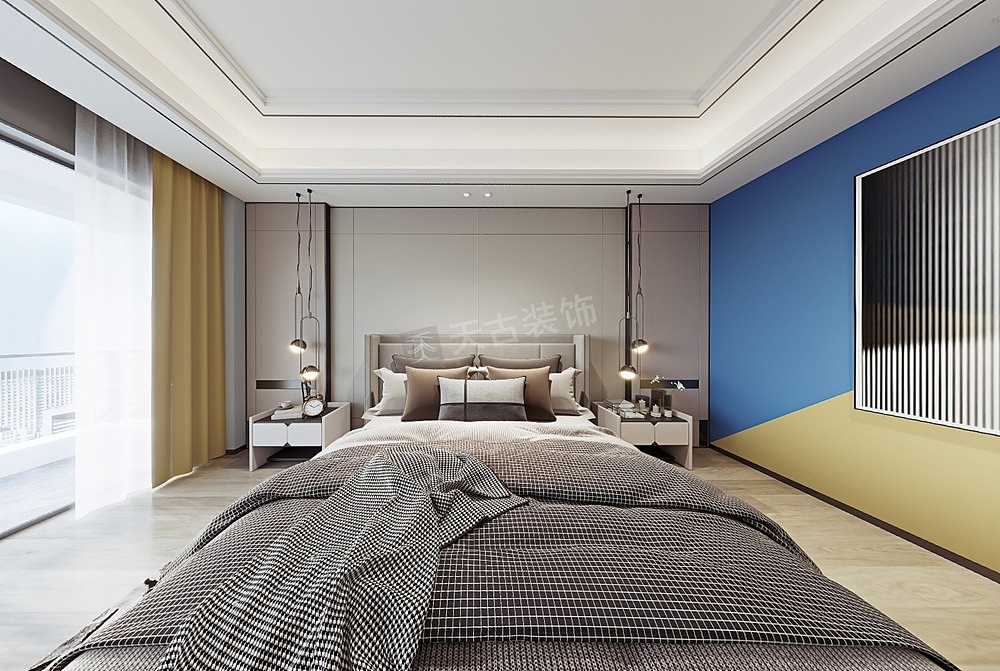 远洋高尔夫装修,独栋别墅户型方案设计,轻奢风格别墅