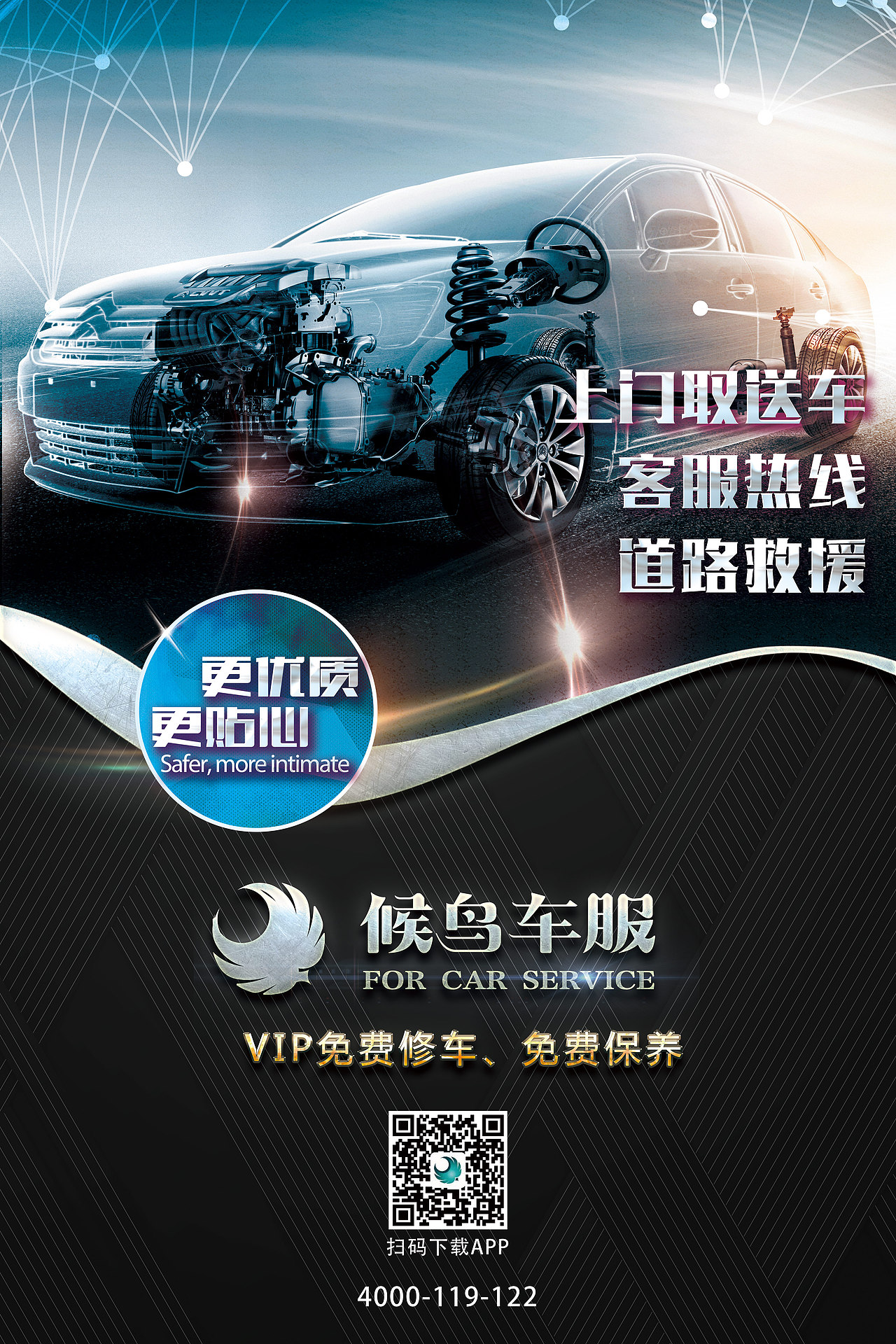 候鸟车服服务项目（图ZMTY3ODQwMDgw） - 海报 - 站酷设计师缘权平面设计原创素材 - 站酷ZCOOL