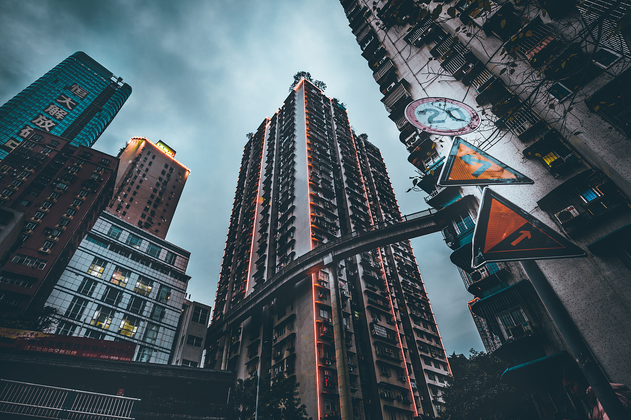 3d魔幻都市重庆旅拍作品