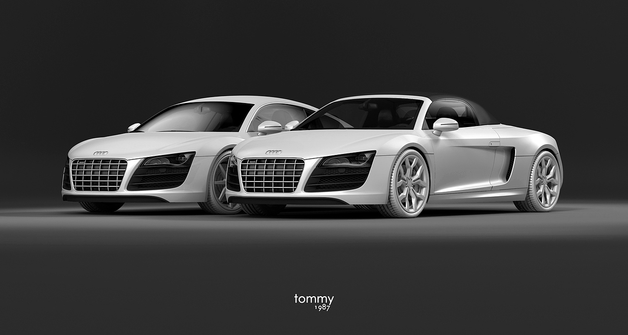 Audi-R8 V10 5.2 FSI quattro Audi R8 Spyder 5.2&n(图ZNjQwODc2MA==) - 机械/交通 - 站酷设计师Tommy_林冲原创素材 - 站酷ZCOOL