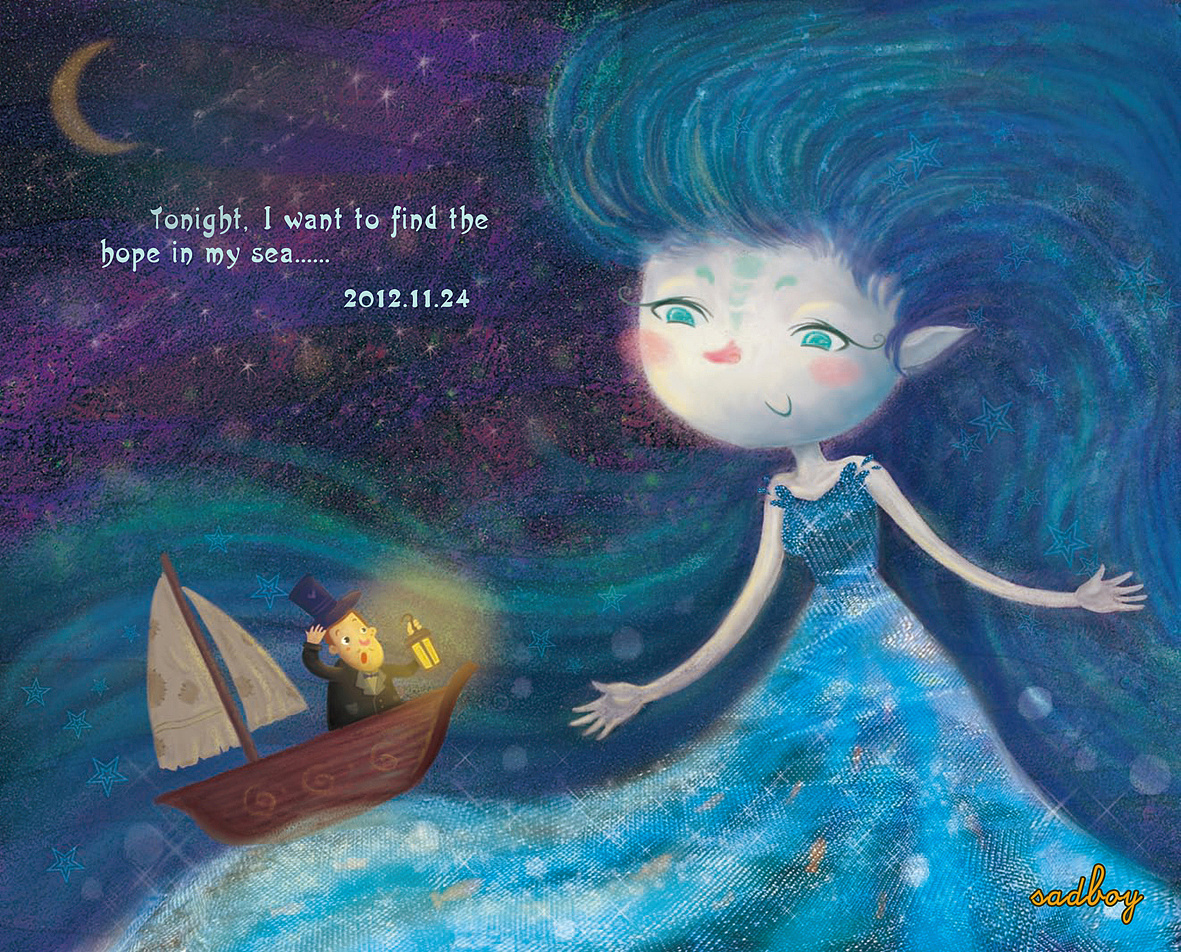 海精灵|插画|儿童插画|我是黑夜先生 - 原创作品 - 站酷 (zcool)