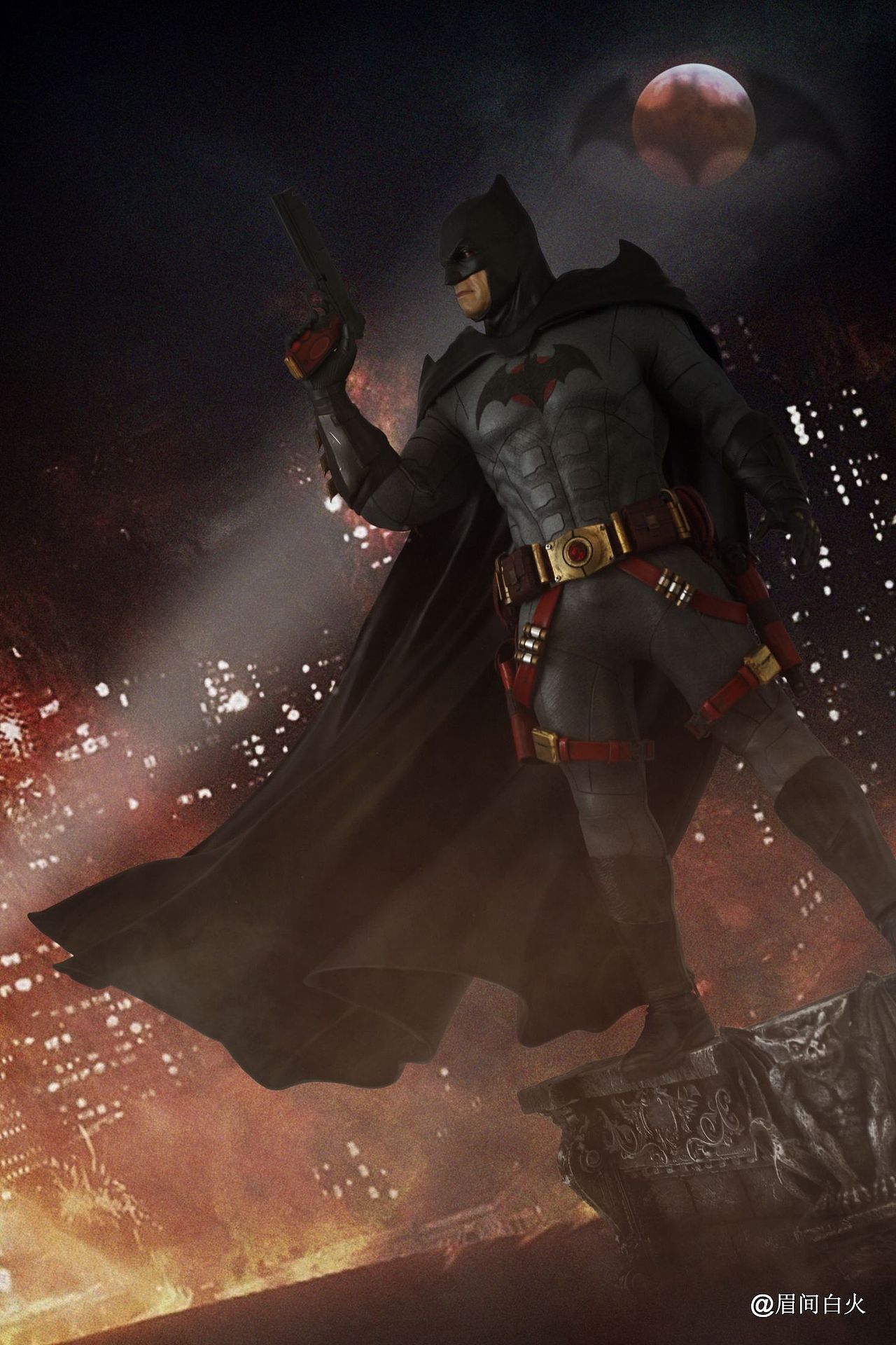 眉间白火的臆造自d之闪点蝙蝠侠托马斯韦恩