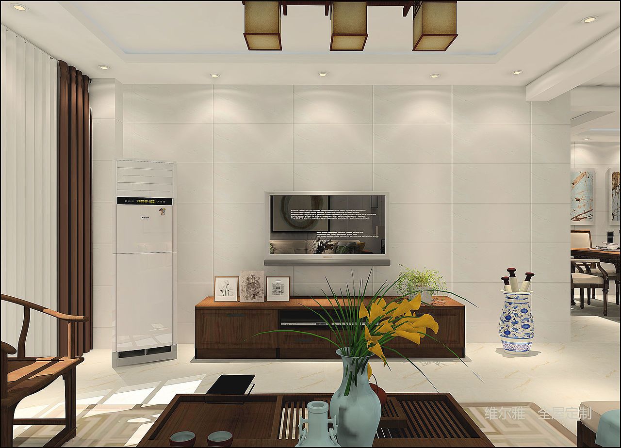 新中式（图ZMTE0MDI1ODA0） - 家装设计 - 站酷设计师pasta兔子原创素材 - 站酷ZCOOL