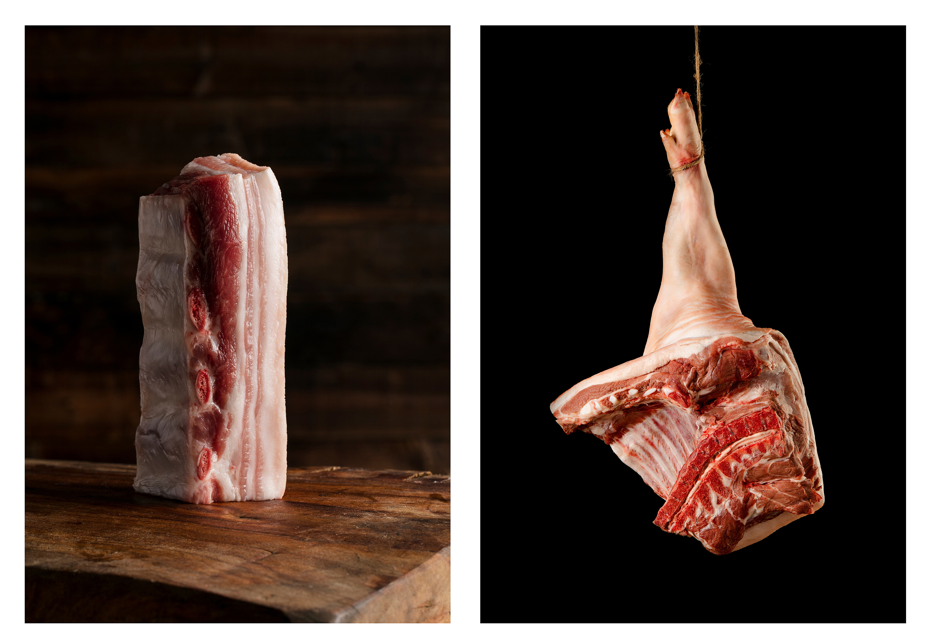 猪肉和鸡蛋的美食摄影