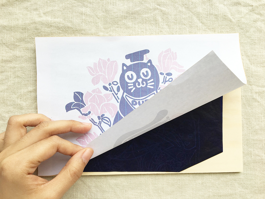 「大工猫#1」木刻版画套色教程(简易版)（图ZODExMzQ5NDQ=） - 其他手工艺 - 站酷设计师lengayin原创素材 - 站酷ZCOOL