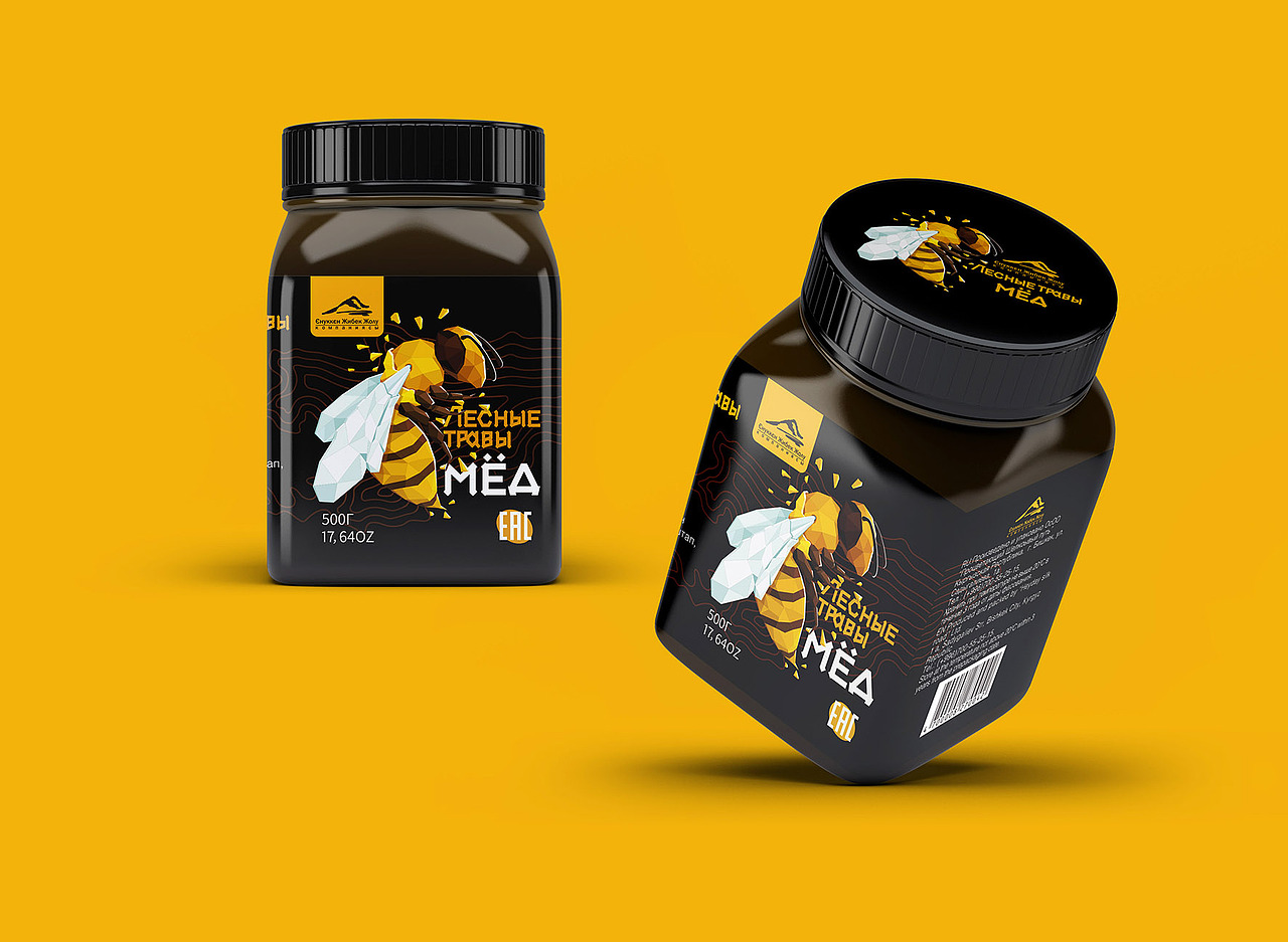 吉尔吉斯斯坦黑蜂蜜包装（图ZMTM4NjU2MTI4） - 包装 - 站酷设计师With_town为之堂原创素材 - 站酷ZCOOL
