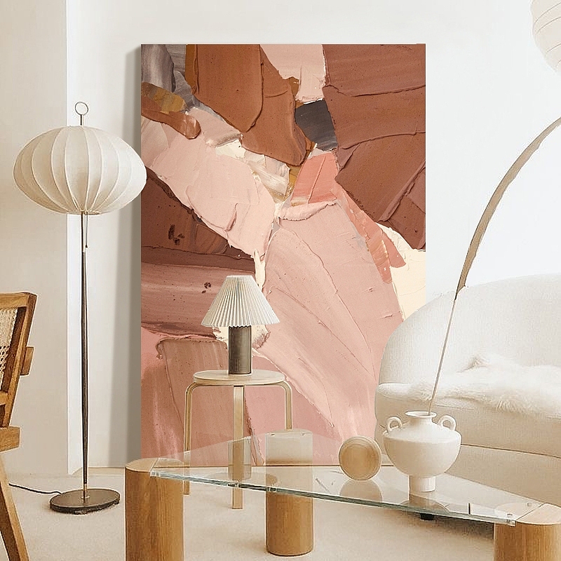 纯手绘油画装饰画分享客厅卧室挂画玄关抽象画