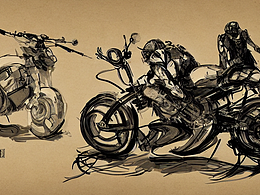 #AI創(chuàng)作實(shí)驗(yàn)室#摩托車