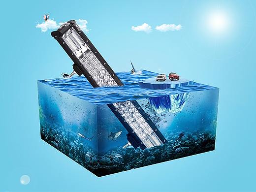 水立方 海报合成 设计 改装车灯 户外车灯教程步骤