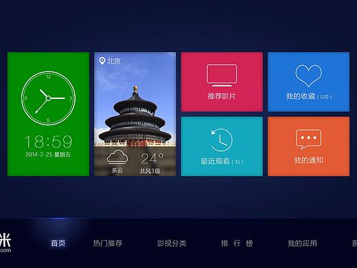 智能电视端