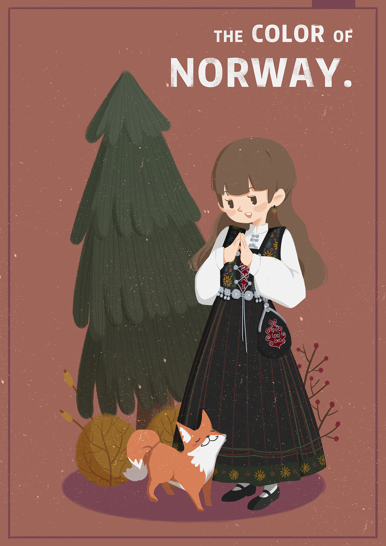 [插畫練習(xí)] 挪威之色（圖ZMTkwMjQxOTY0） - 創(chuàng)作習(xí)作 - 站酷設(shè)計(jì)師五五蚊原創(chuàng)素材 - 站酷ZCOOL