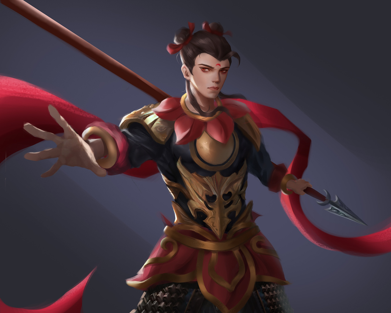 哪吒.|插画|游戏原画|画画的咸鱼吖 - 原创作品 - 站酷 (zcool)