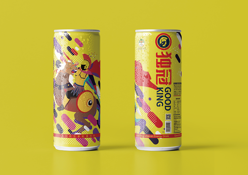 独冠运动饮料包装设计