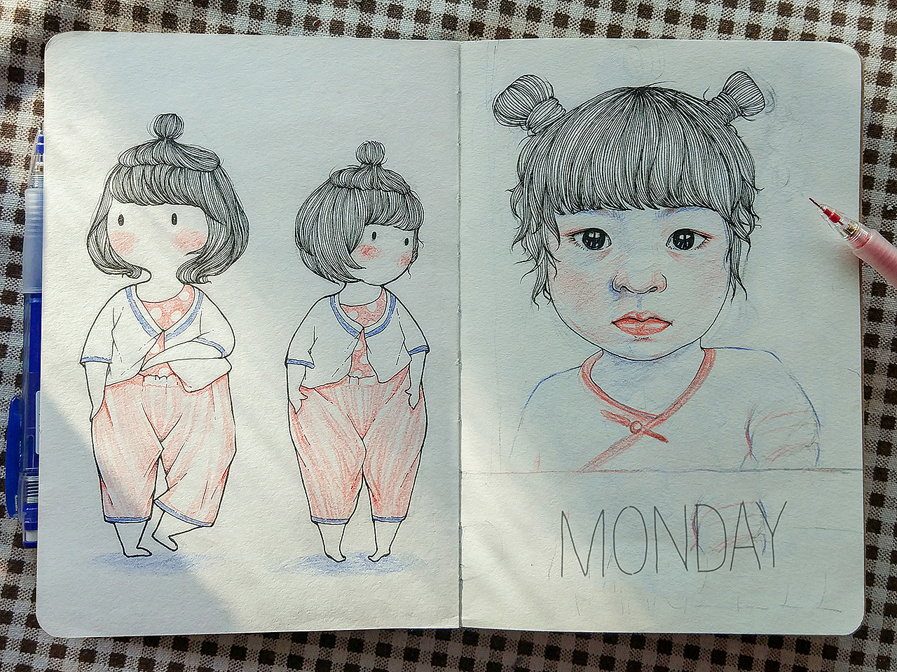 涂鸦小绘本——带娃日志
