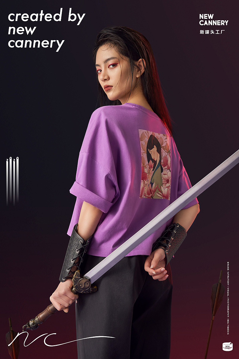 创意视觉『 安踏&迪士尼|花木兰联名系列 』✖ 新罐头