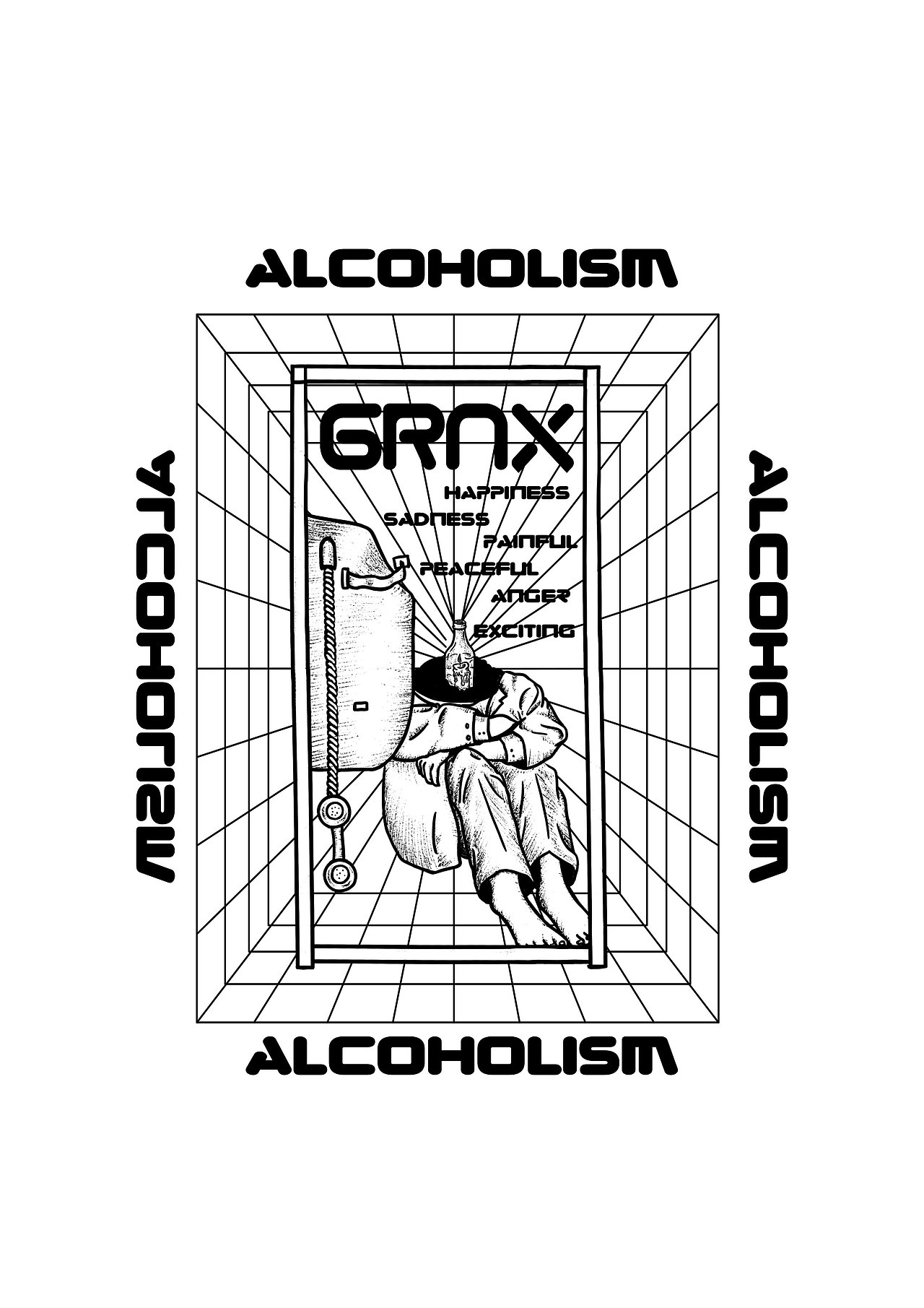 Alcoholism 醉梦空间（图ZMjIzMDk0MDY4） - 商业插画 - 站酷设计师thelittlelee原创素材 - 站酷ZCOOL