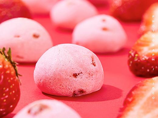 京东七鲜 ｜ 草莓蛋糕 ｜ 情人节礼盒商业摄影产品拍摄