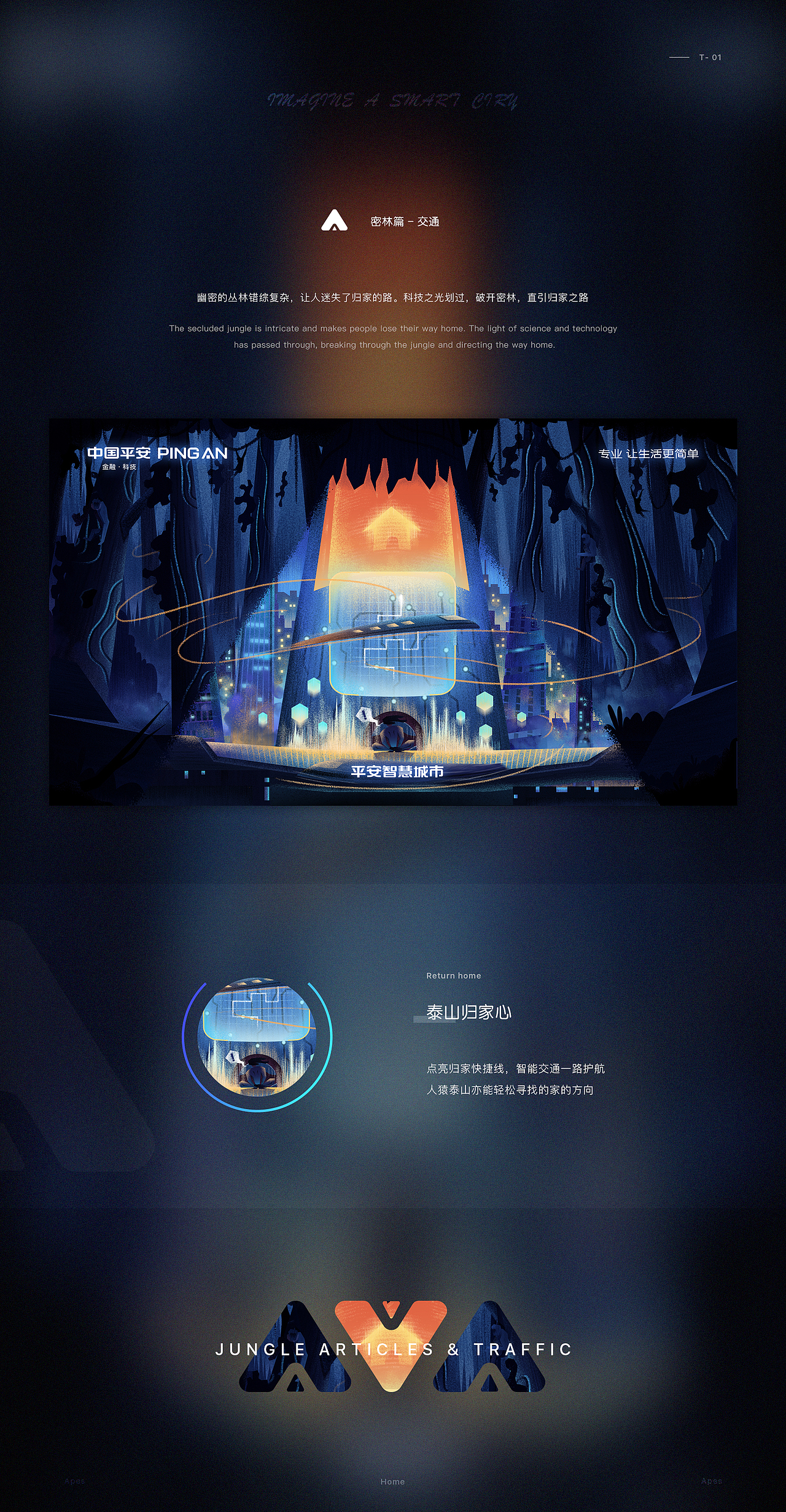 原始·科技·智慧城-畅想智慧城插画比赛