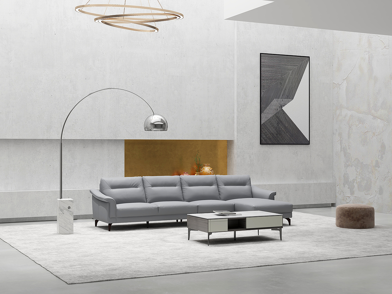 顾家家居场景图渲染与详情设计