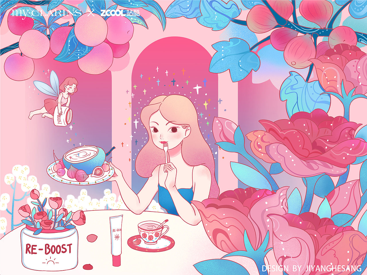 自然美肌餐（图ZMjk1MTMyNDIw） - 海报 - 站酷设计师买不起猫粮原创素材 - 站酷ZCOOL