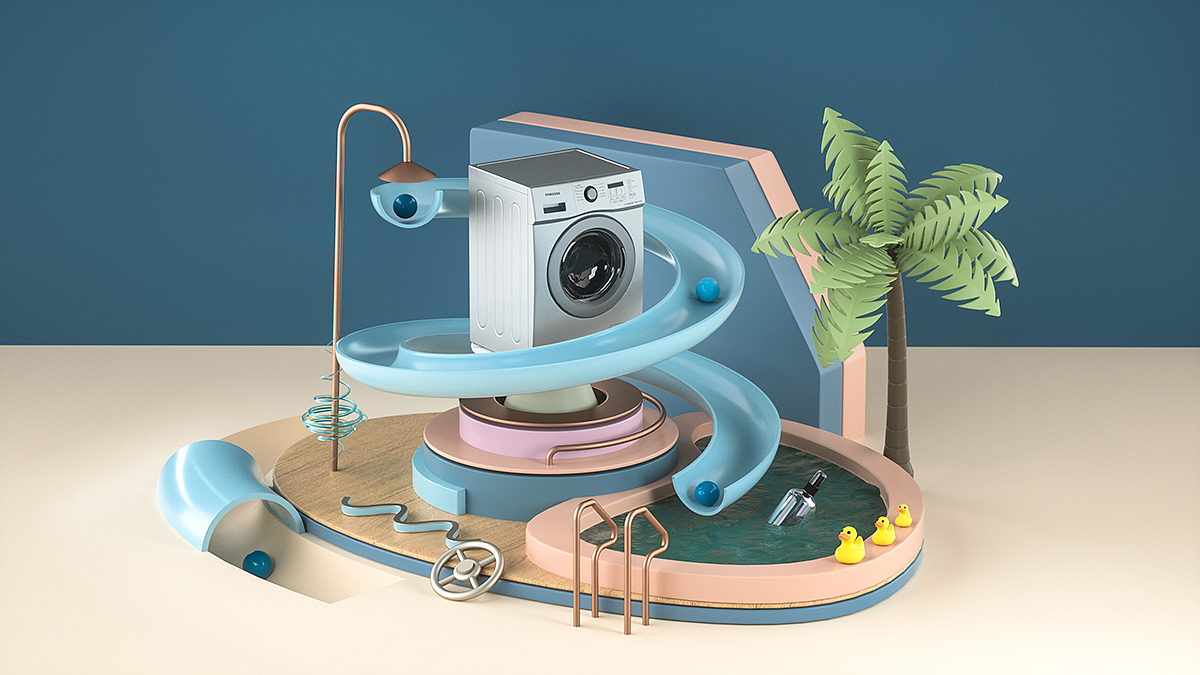 C4D练习（图ZMTU1NjEwNDU2） - 场景 - 站酷设计师nw1315原创素材 - 站酷ZCOOL