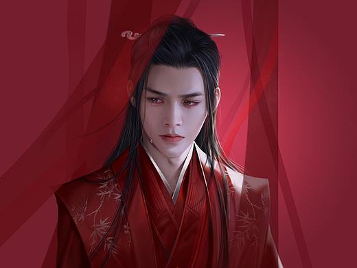 插画师非墨作品-红衣温客行