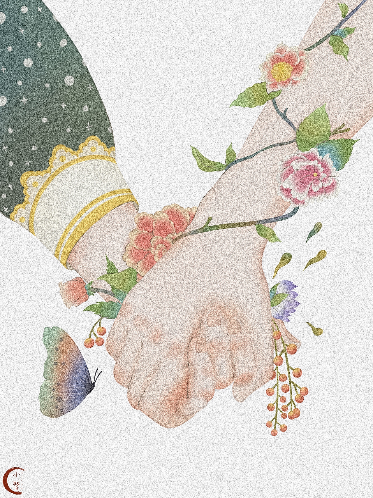 十二月涂画（图ZMjM1Nzk2Mzc2） - 创作习作 - 站酷设计师Tiana小智原创素材 - 站酷ZCOOL