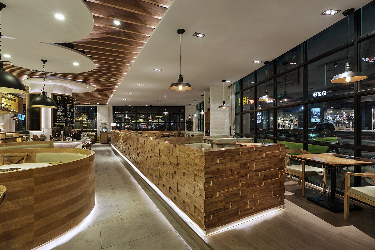 餐饮空间设计·拾味馆海口上邦百汇城店（图ZNjc2NTA3NzY=） - 家装设计 - 站酷设计师华空间设计原创素材 - 站酷ZCOOL