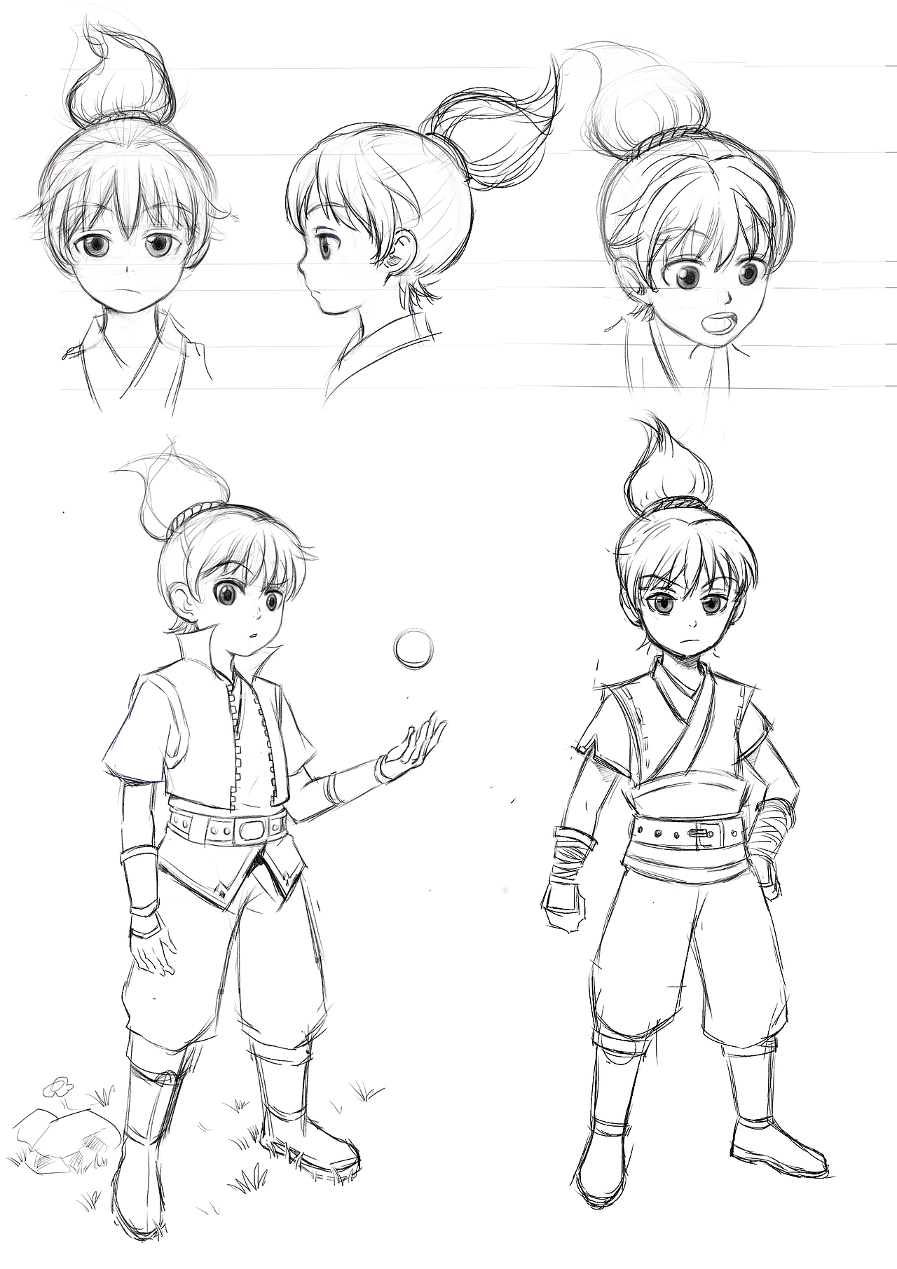 古装漫画人物设定草稿