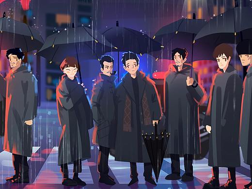 白夜追凶插画练习