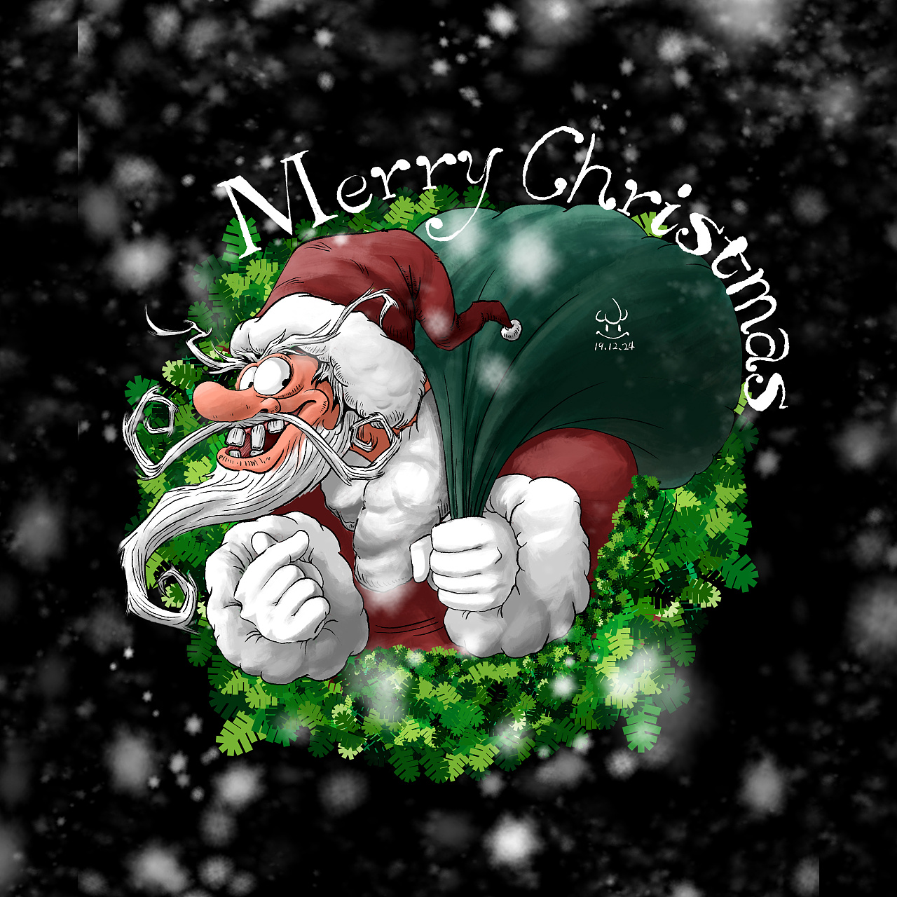 猥琐的圣诞老人 - 原创作品 - 站酷(zcool)