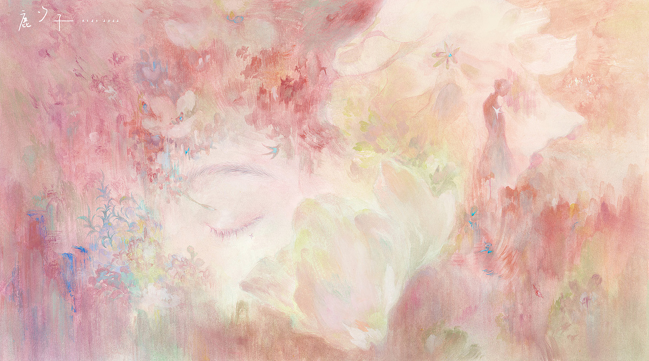 一日清晨（图ZMzQ4MDU3NDY4） - 商业插画 - 站酷设计师鹿夕子原创素材 - 站酷ZCOOL