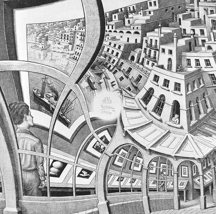 空间画廊3▲埃舍尔作品:相对性矛盾楼梯2盗梦空间1本案设计概念自埃