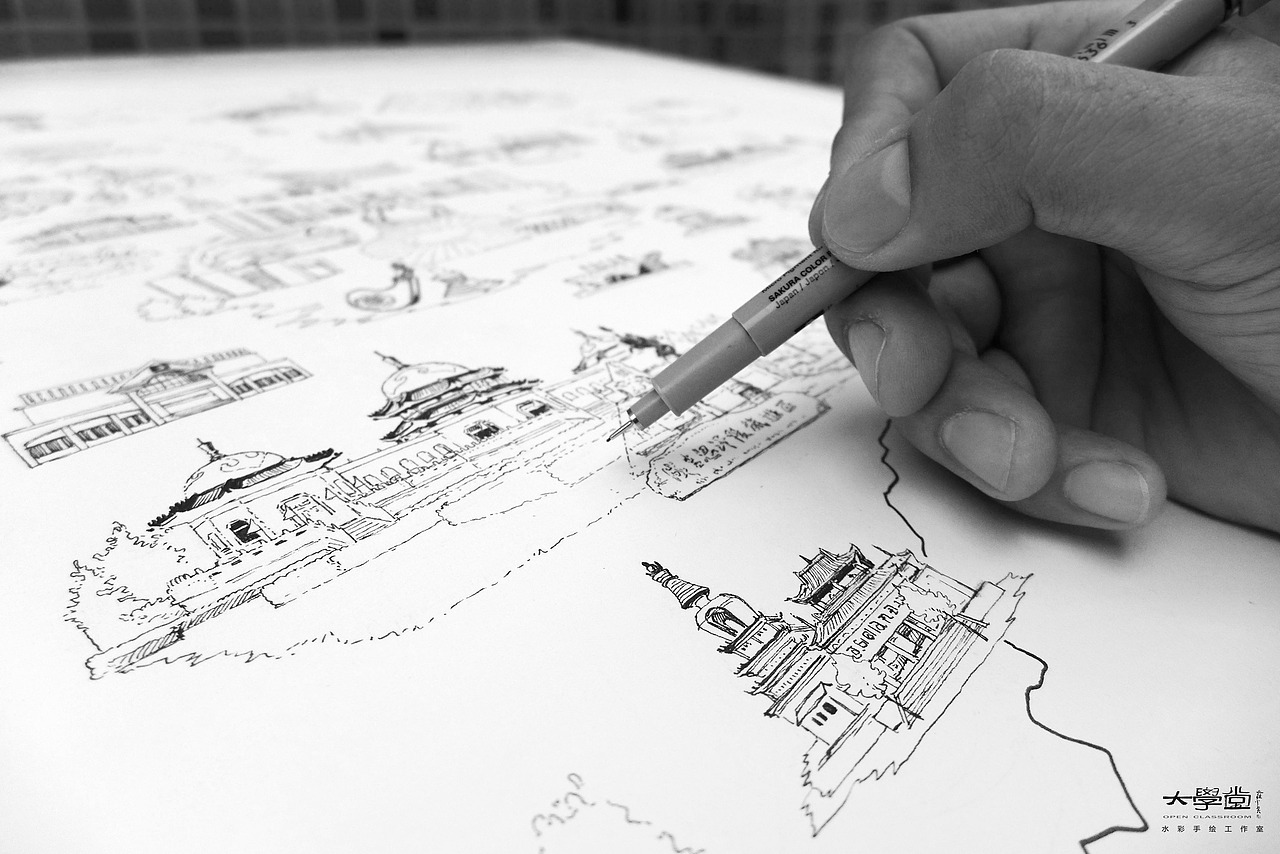 《鄂尔多斯旅游手绘地图》（已商用）（图ZNzg4NjcxNTI=） - 商业插画 - 站酷设计师陈树锐原创素材 - 站酷ZCOOL