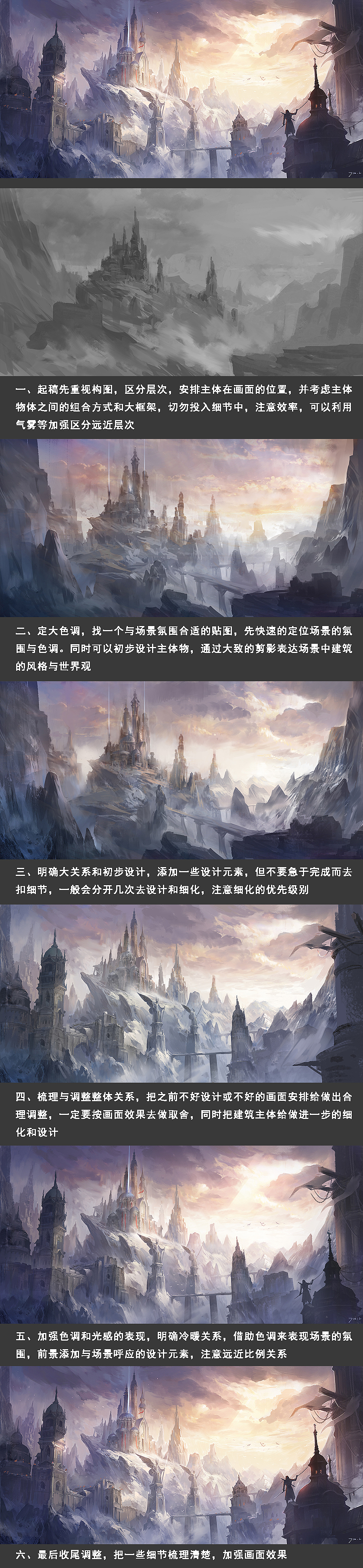 【圣光之巅】-场景概念设计过程解析（图ZMzEwOTA1MDg=） - 概念设定 - 站酷设计师JIE_L原创素材 - 站酷ZCOOL