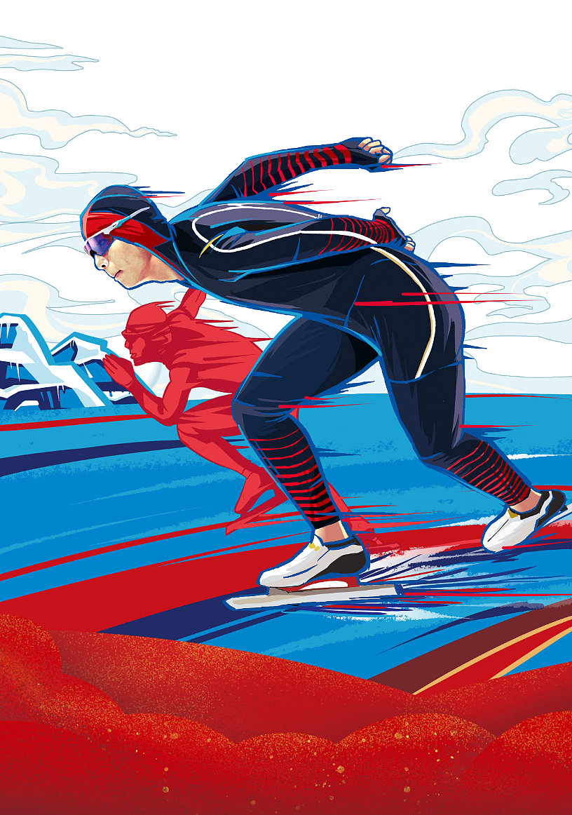 伊利2022北京冬奥会牛奶冬奥特别款插画包装设计（图ZMjg5Njc4MzA4） - 商业插画 - 站酷设计师AceBang原创素材 - 站酷ZCOOL