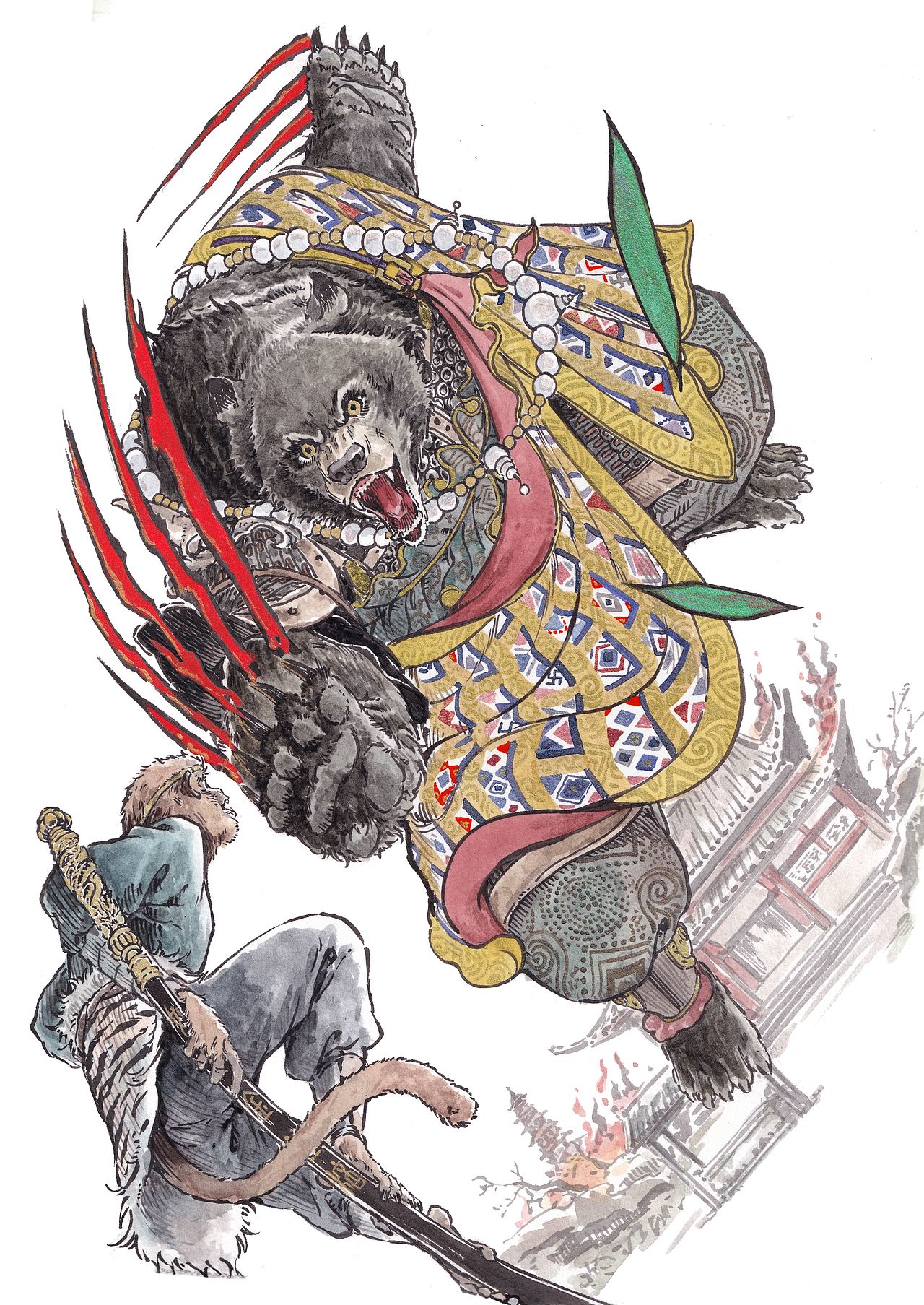 西游插画手稿分享（图ZMzc3OTc5NDc2） - 艺术插画 - 站酷设计师達人原创素材 - 站酷ZCOOL